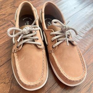 Kids boy’s Tan Boat Shoes